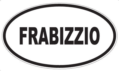 FRABIZZIO - Oval Magnet