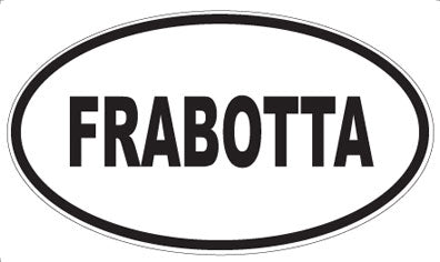 FRABOTTA - Oval Magnet