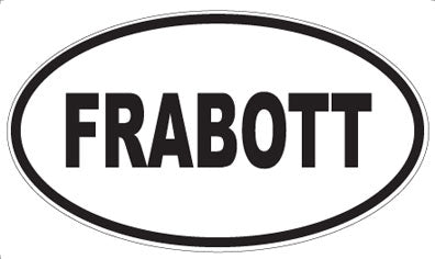 FRABOTT - Oval Magnet