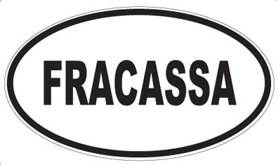 FRACASSA - Oval Magnet