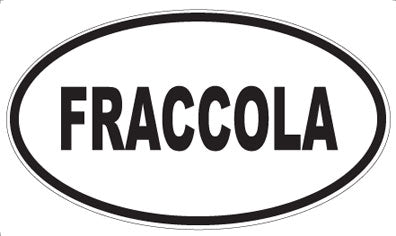 FRACCOLA - Oval Sticker