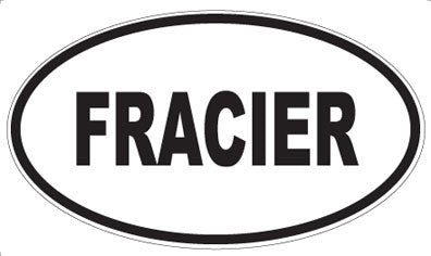 FRACIER - Oval Magnet