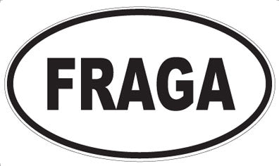 FRAGA - Oval Magnet