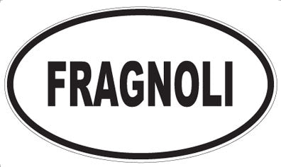FRAGNOLI - Oval Sticker