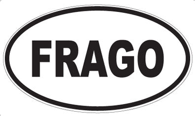 FRAGO - Oval Sticker