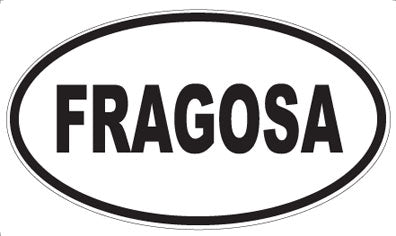 FRAGOSA - Oval Sticker