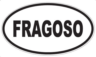 FRAGOSO - Oval Sticker