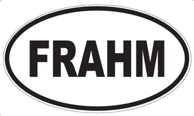 FRAHM - Oval Magnet