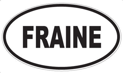 FRAINE - Oval Magnet