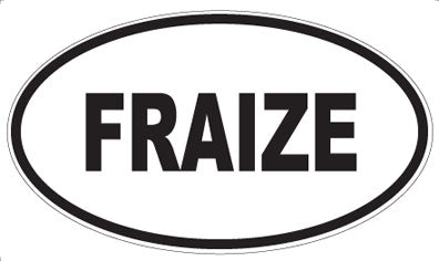 FRAIZE - Oval Sticker