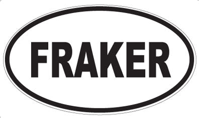 FRAKER - Oval Sticker