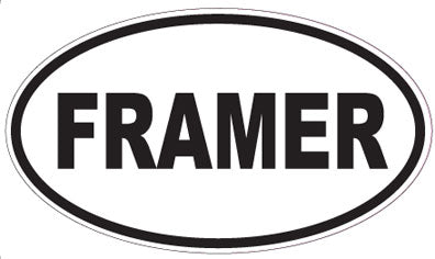 FRAMER - Oval Sticker