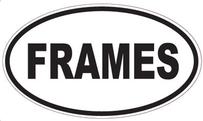 FRAMES - Oval Sticker