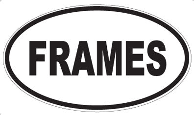 FRAMES - Oval Magnet