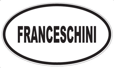 FRANCESCHINI - Oval Sticker