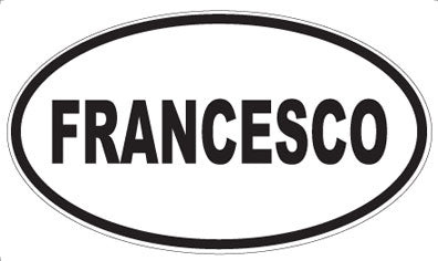 FRANCESCO - Oval Magnet