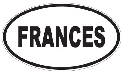 FRANCES - Oval Magnet