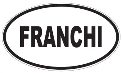 FRANCHI - Oval Sticker