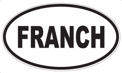 FRANCH - Oval Magnet