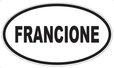 FRANCIONE - Oval Magnet