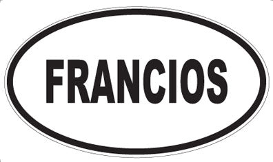 FRANCIOS - Oval Magnet