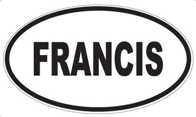 FRANCIS - Oval Magnet