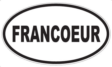 FRANCOEUR - Oval Magnet
