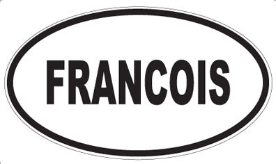 FRANCOIS - Oval Magnet