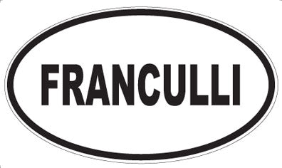 FRANCULLI - Oval Magnet