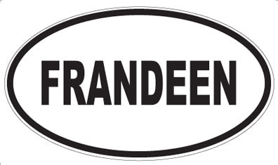 FRANDEEN - Oval Magnet