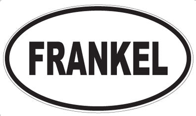 FRANKEL - Oval Sticker