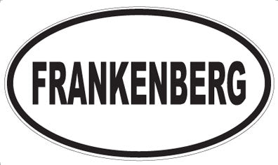 FRANKENBERG - Oval Magnet