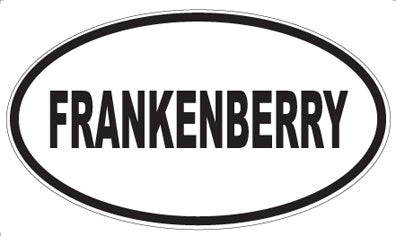 FRANKENBERRY - Oval Sticker