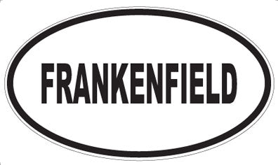 FRANKENFIELD - Oval Magnet