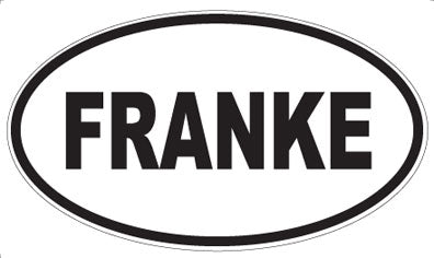 FRANKE - Oval Magnet