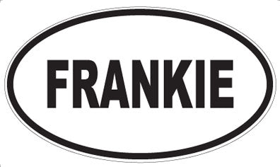 FRANKIE - Oval Magnet