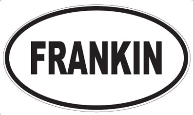 FRANKIN - Oval Sticker