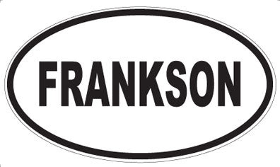 FRANKSON - Oval Magnet