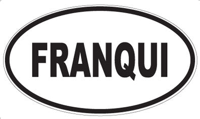 FRANQUI - Oval Magnet