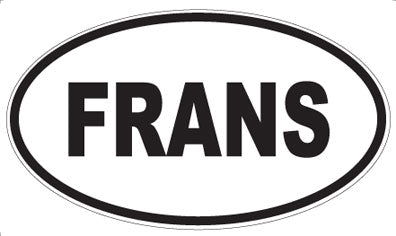 FRANS - Oval Magnet