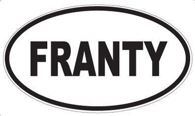 FRANTY - Oval Magnet