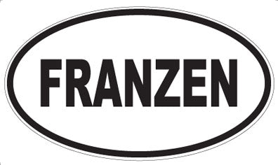 FRANZEN - Oval Magnet
