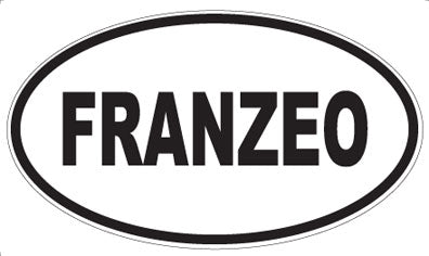 FRANZEO - Oval Magnet