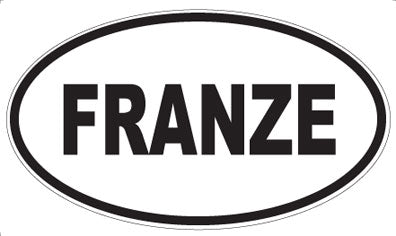 FRANZE - Oval Magnet