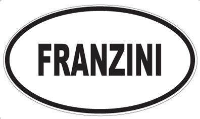 FRANZINI - Oval Sticker
