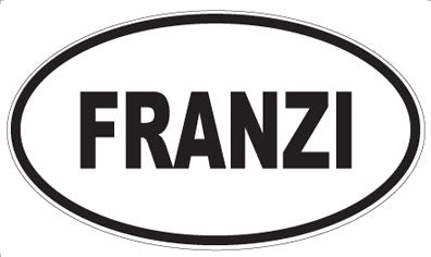 FRANZI - Oval Magnet