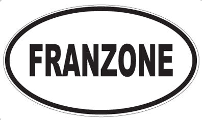 FRANZONE - Oval Sticker