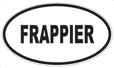 FRAPPIER - Oval Sticker