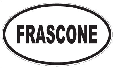 FRASCONE - Oval Sticker