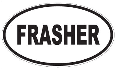 FRASHER - Oval Magnet